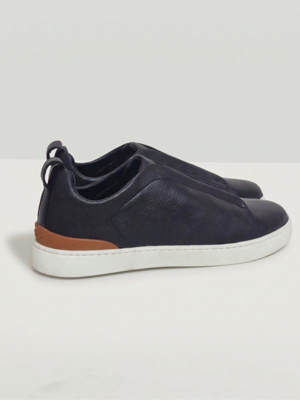 Sneakers Triple Stitch en cuir Noir